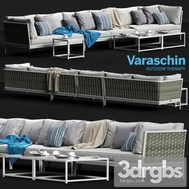 Varaschin Algarve Sofa 01 3D Model Free