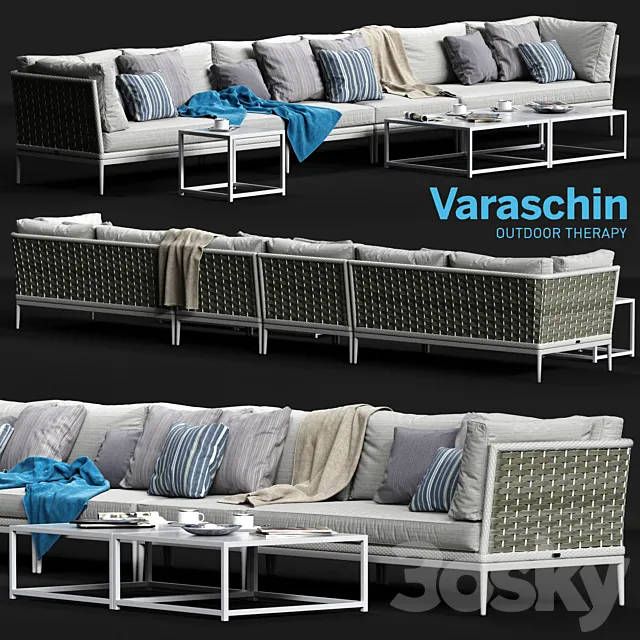 Varaschin ALGARVE Sofa 01 3D Model