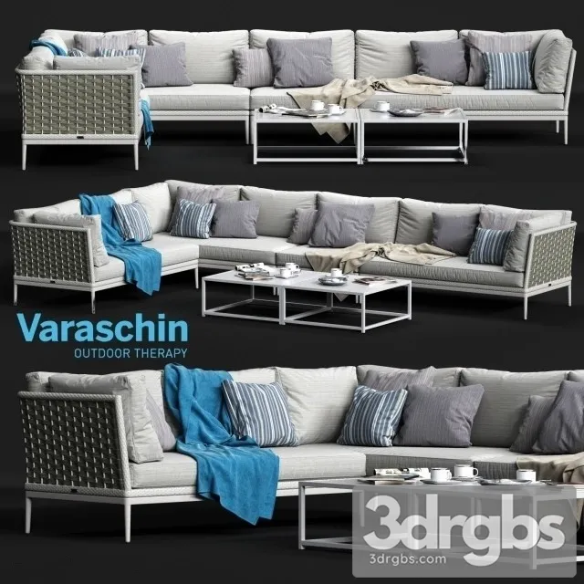 Varaschin Algrave Sofa 02 3D Model Free