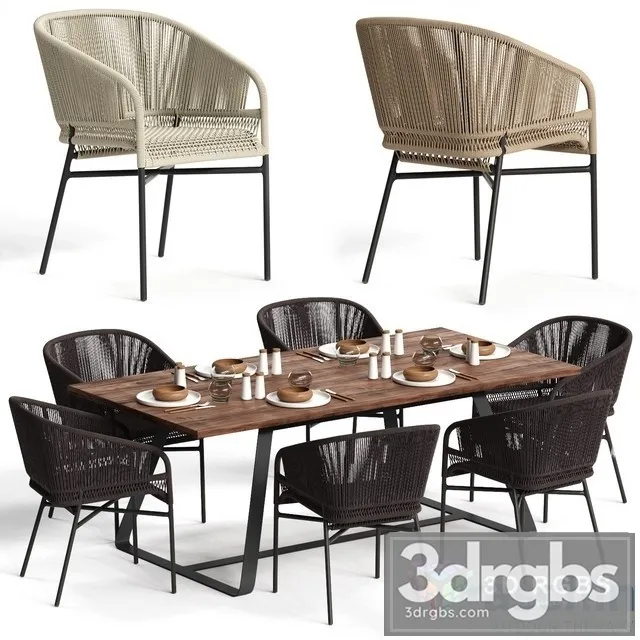 Varaschin Cricket Armchair 3D Model Free