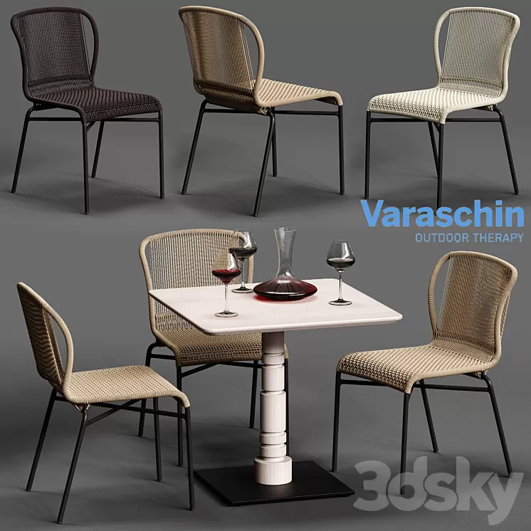 Varaschin CRICKET Chair 3D Model