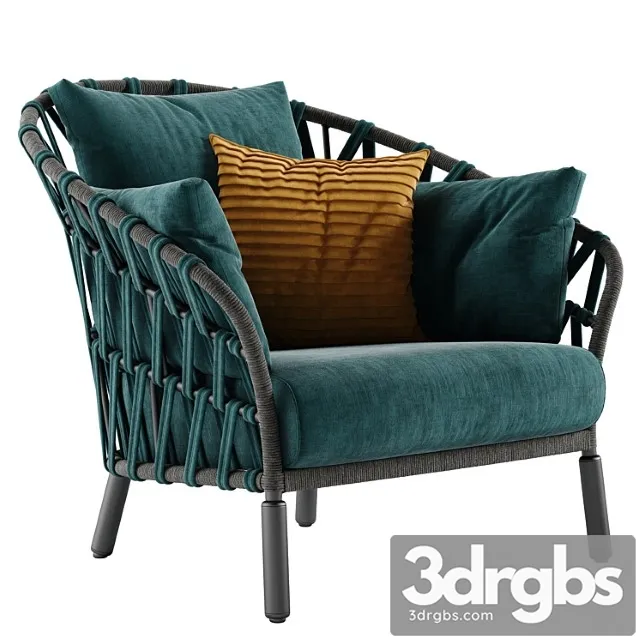 Varaschin emma cross armchair