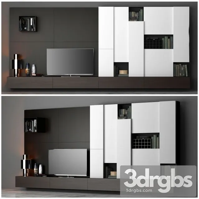 Varenna Poliform Day System 10 3D Model Free