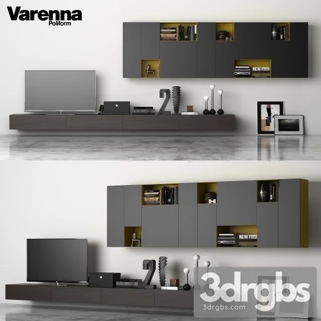 Varenna Poliform Day System 11 3D Model Free