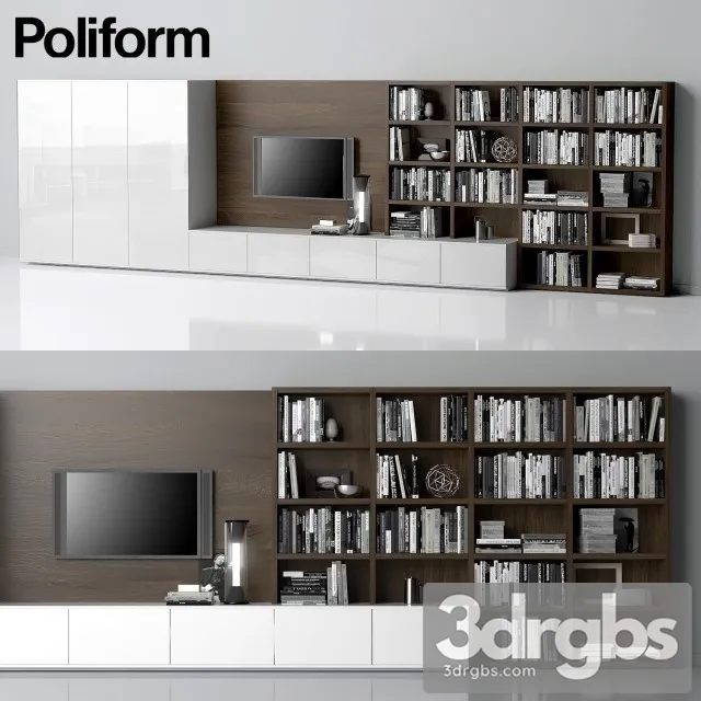 Varenna Poliform Day System 21 3D Model Free