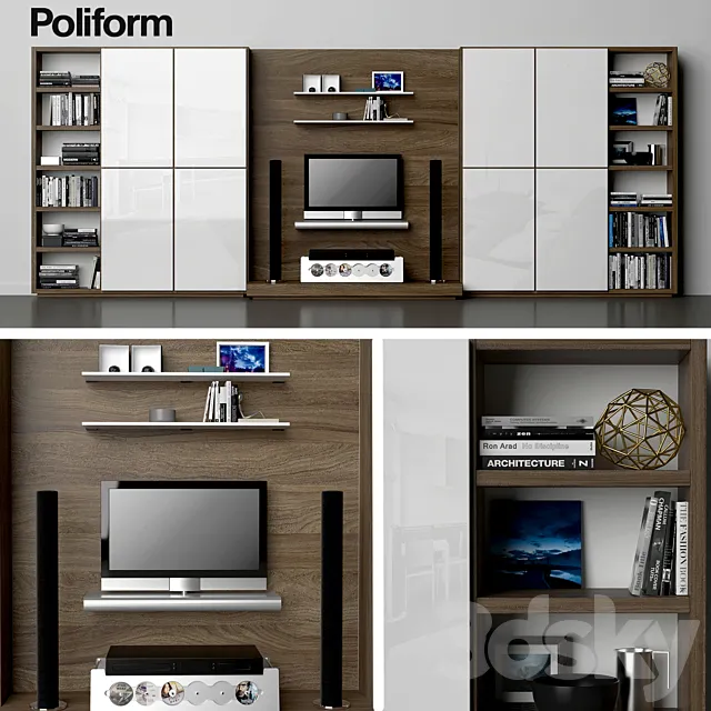 Varenna_Poliform_DAY_SYSTEM_22 3D Model