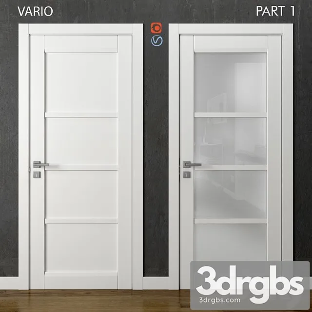 Vario doors volkhovets part 1 3D Model Free
