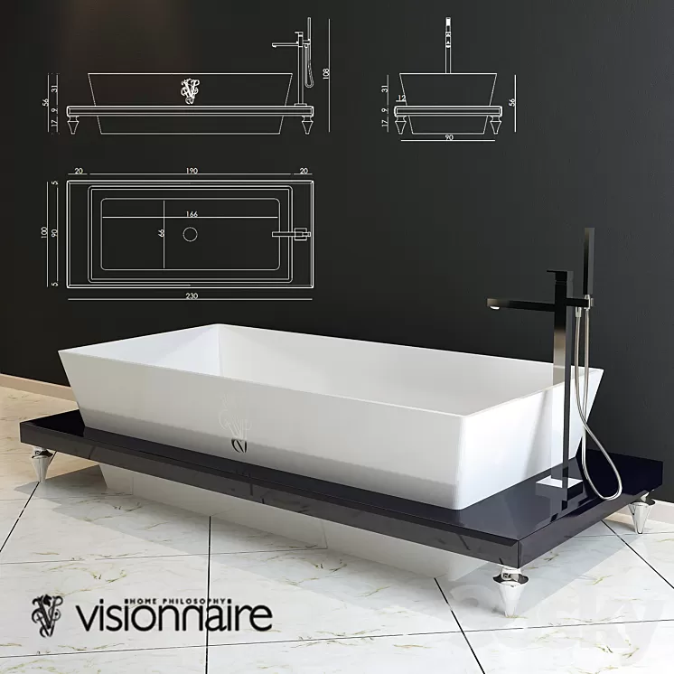 vasca bath 3D Model