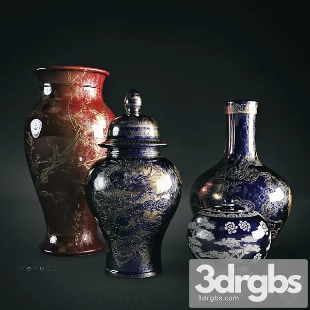 Vase Antique vases 3D Model Free