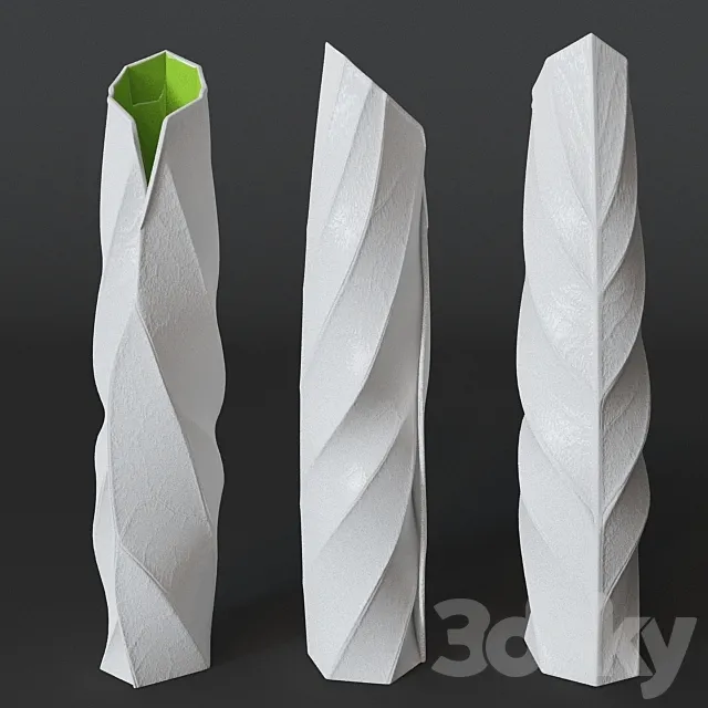 Vase in the form of a sheet 3DModel
