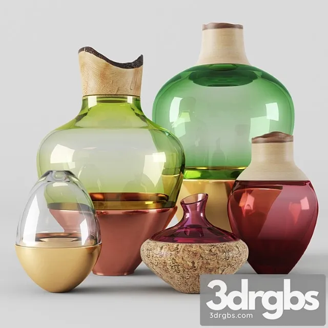 Vase India staking vessels from utopia and utility 3D Model Free
