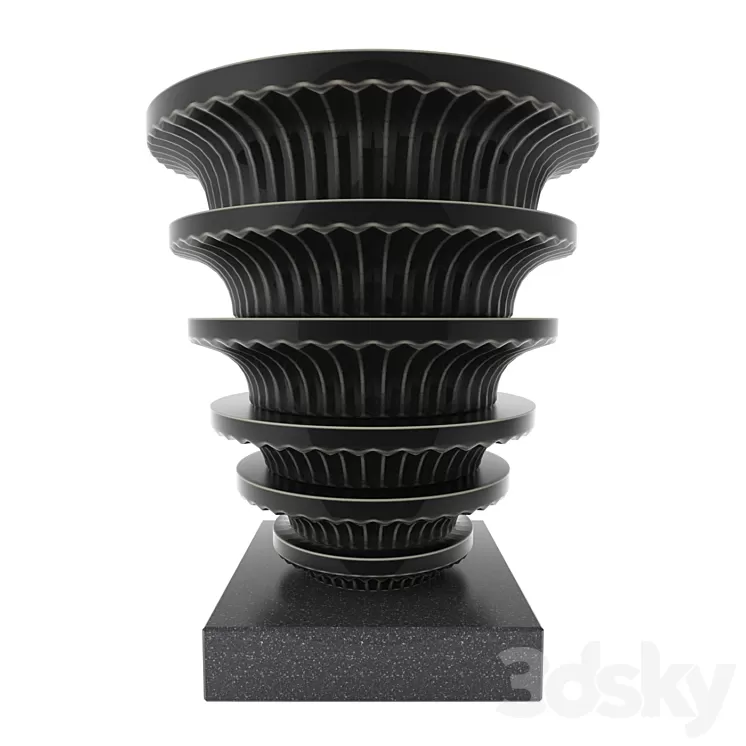Vase pebble 3D Model