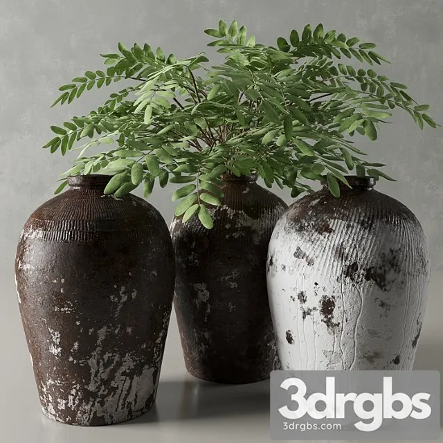 Vase Rh rice wine vessels 3D Model Free