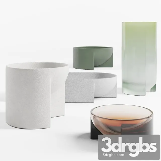 Vase Set of handmade bowls Free Download