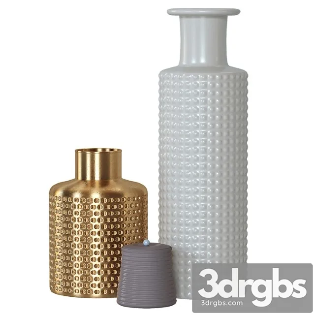 Vase Set Vazy 3D Model Download