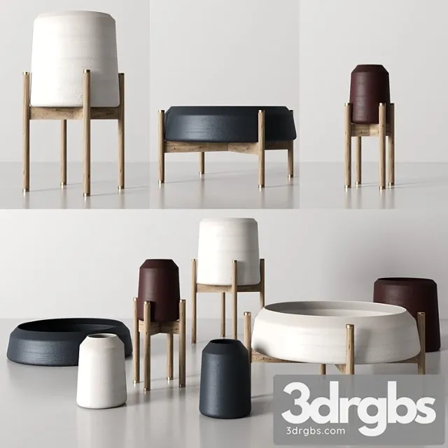 Vase Vases set 2 3D Model Free