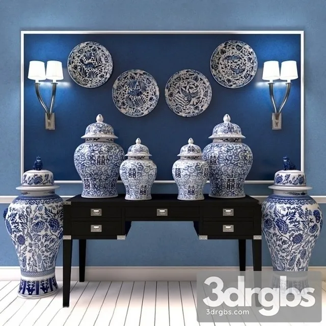 Vases Eichholtz 3D Model Free