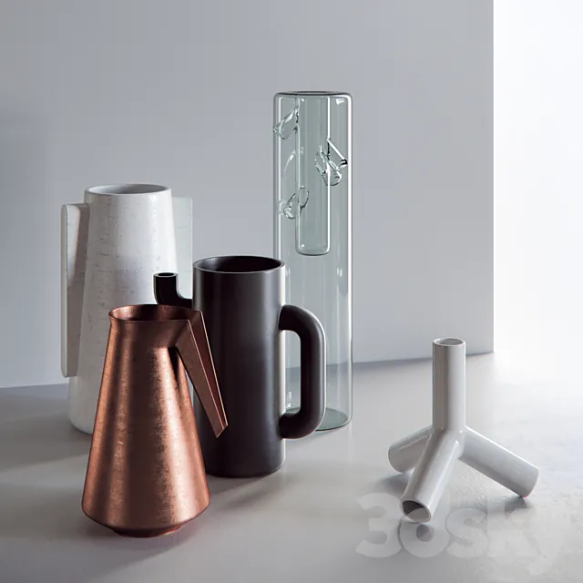 Vases_set_003 3D Model