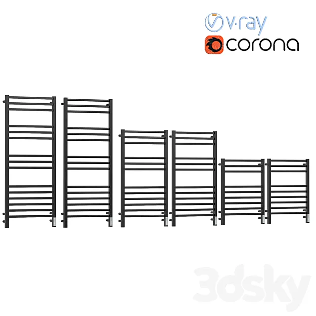 Vatican P15 500x1300 electro (sensor quick touch) Towel dryer TERMINUS 3D Model