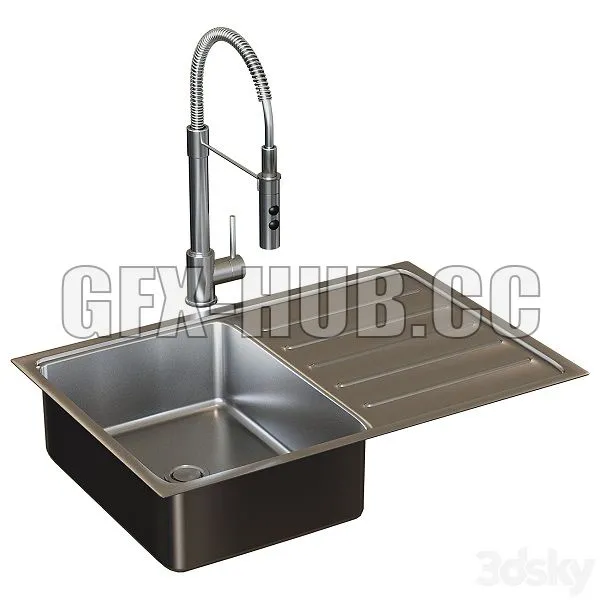 VATTUDALEN VATTUDALEN Single Mortise Sink 3D Model
