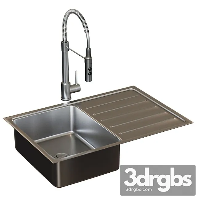 Vattudalen vattudalen single mortise with wing stainless steel69x47 cm 3D Model Free