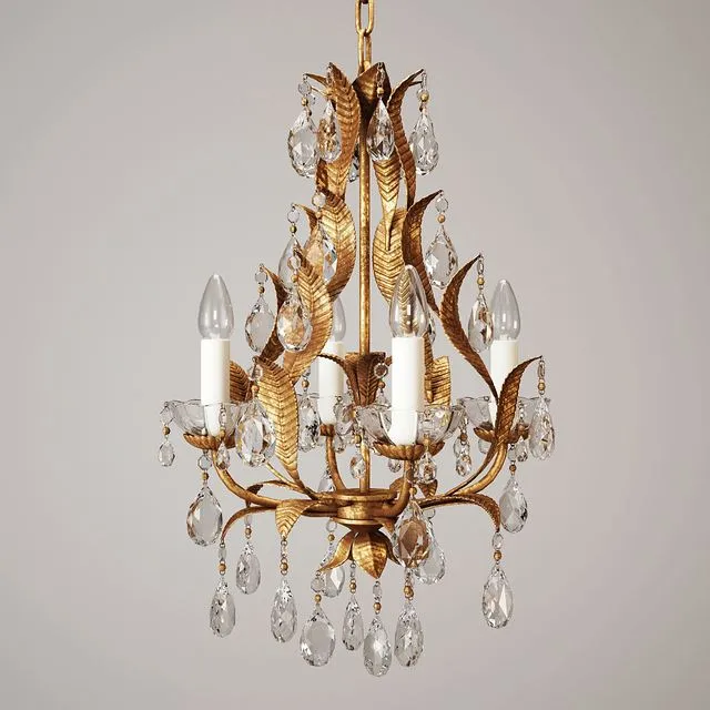 Vaughan Joliet Chandelier CL0078.GI 3D Model