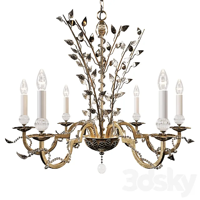 VAUGHAN_Belleville Chandelier 3D Model