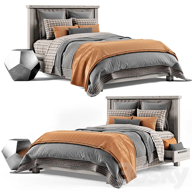 Vaughn Storage Bed 3D Model