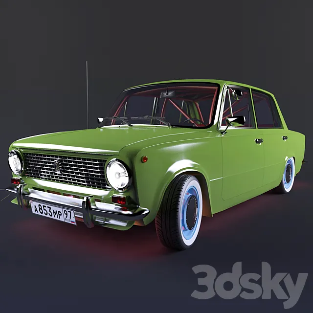 VAZ 2101 3D Model