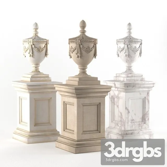 Vaza Sculpture 3D Model Free