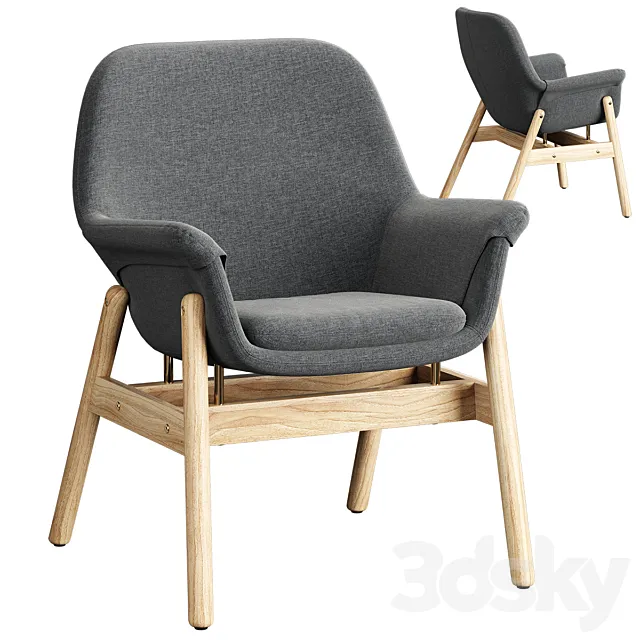 VEDBO WEDBU IKEA Chair 3D Model