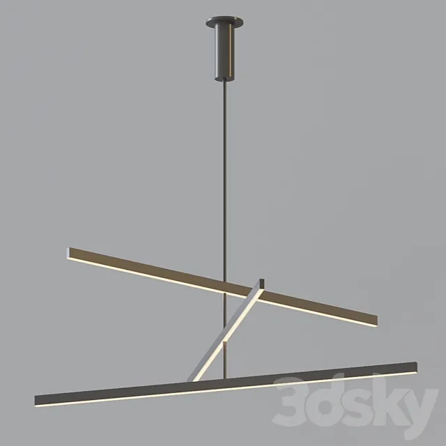 Vega LED Chandelier by Kuzco Lighting 3D Model