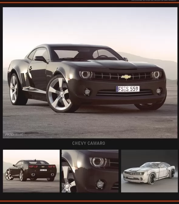 VEHICLE – CAR 3D MODELS – VOL.84 – No.002