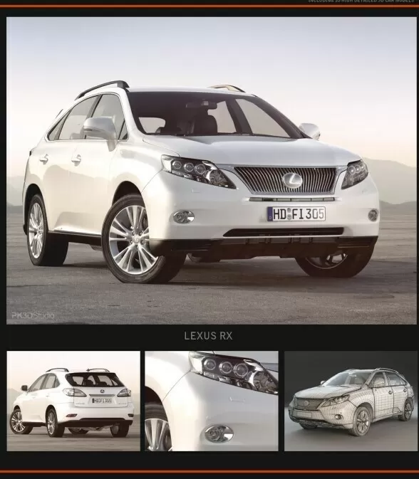 VEHICLE – CAR 3D MODELS – VOL.84 – No.006