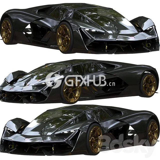 VEHICLE - CARS - VRAY / CORONA - 3D MODEL - 3342