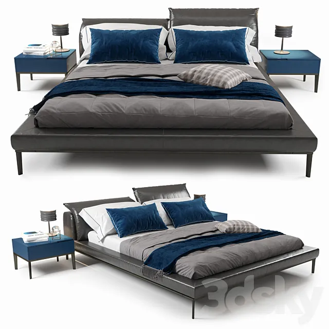 Vela Bed by Natuzzi Free Download