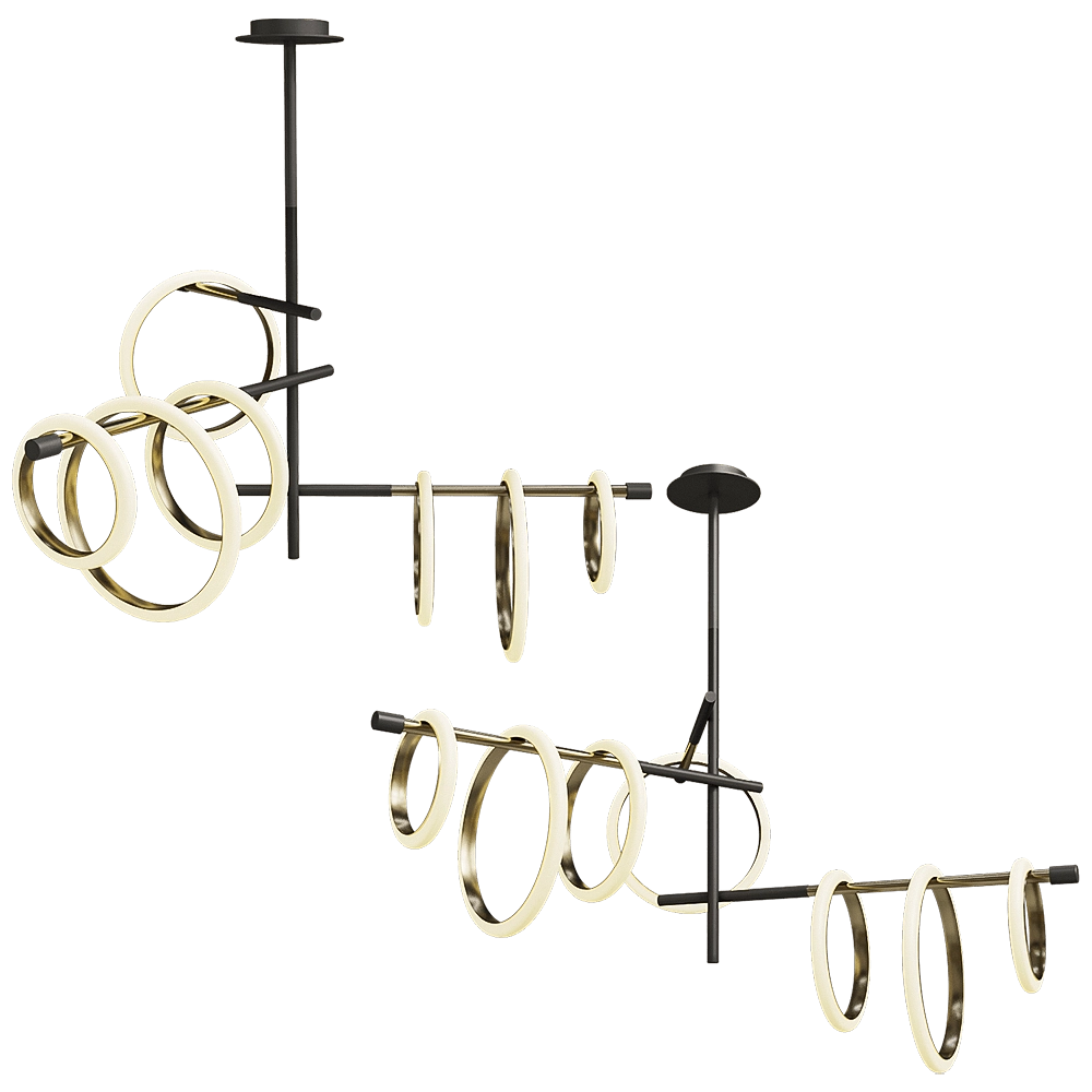 Vele Luce - Ceiling lamp Bellezza VL7262L07 3D Model