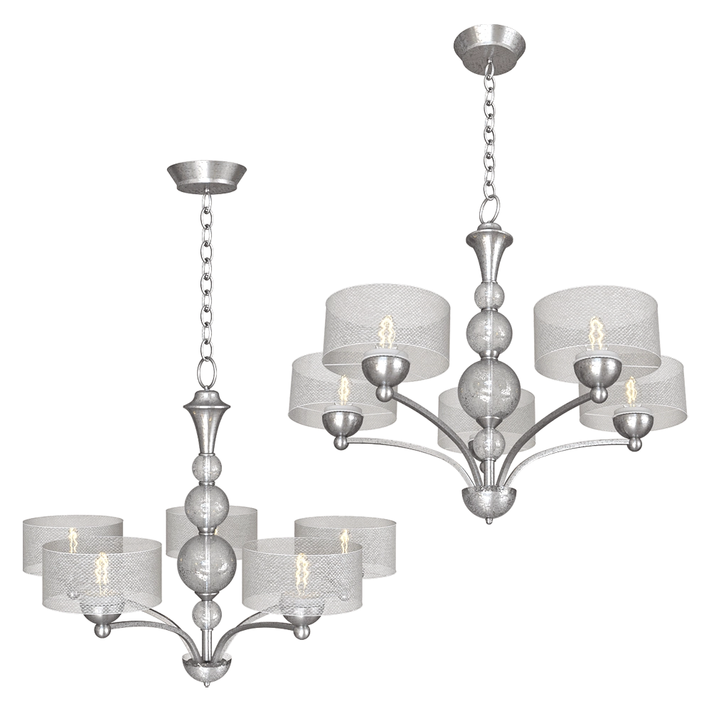 Vele Luce - Chandelier Friuli VL1235L05 3D Model