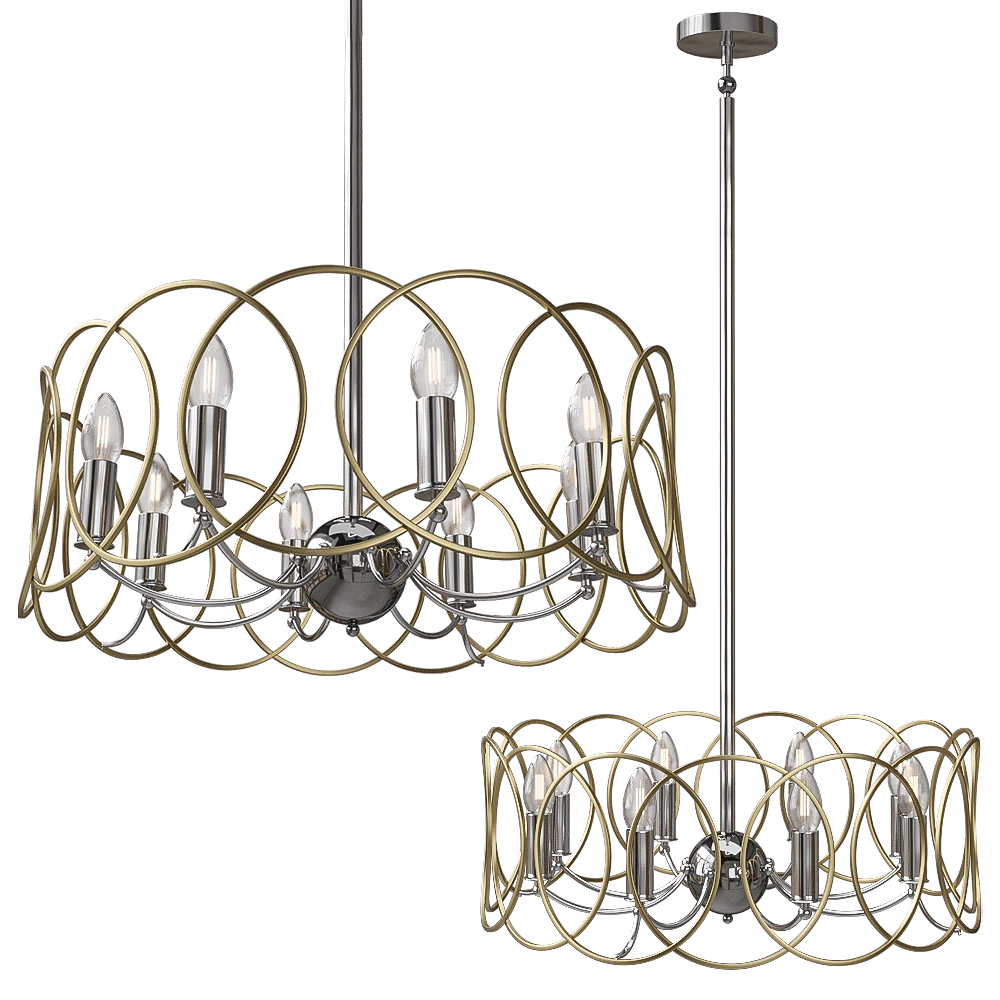 Vele Luce - Chandelier Vita VL4234P08 3D Model