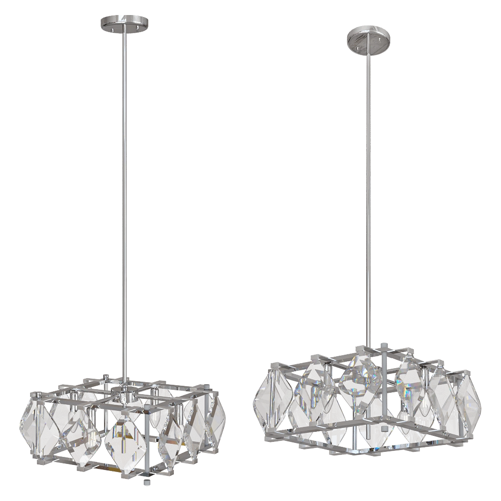Vele Luce - Chandelier Vittoria VL3053L04 3D Model