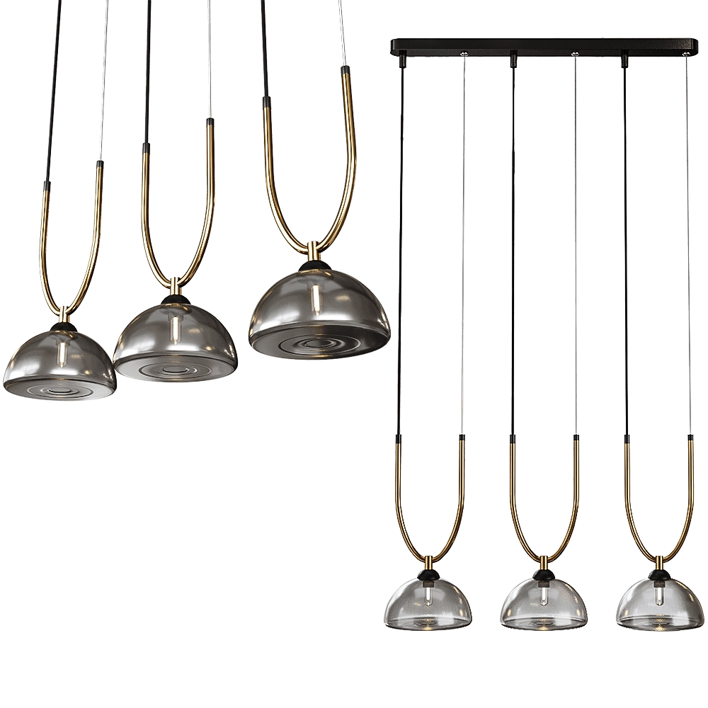 Vele Luce - Pendant lamp Astiy VL5434P03 3D Model