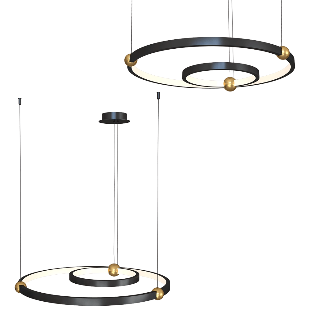 Vele Luce - Pendant lamp Atomo VL7252P12 3D Model