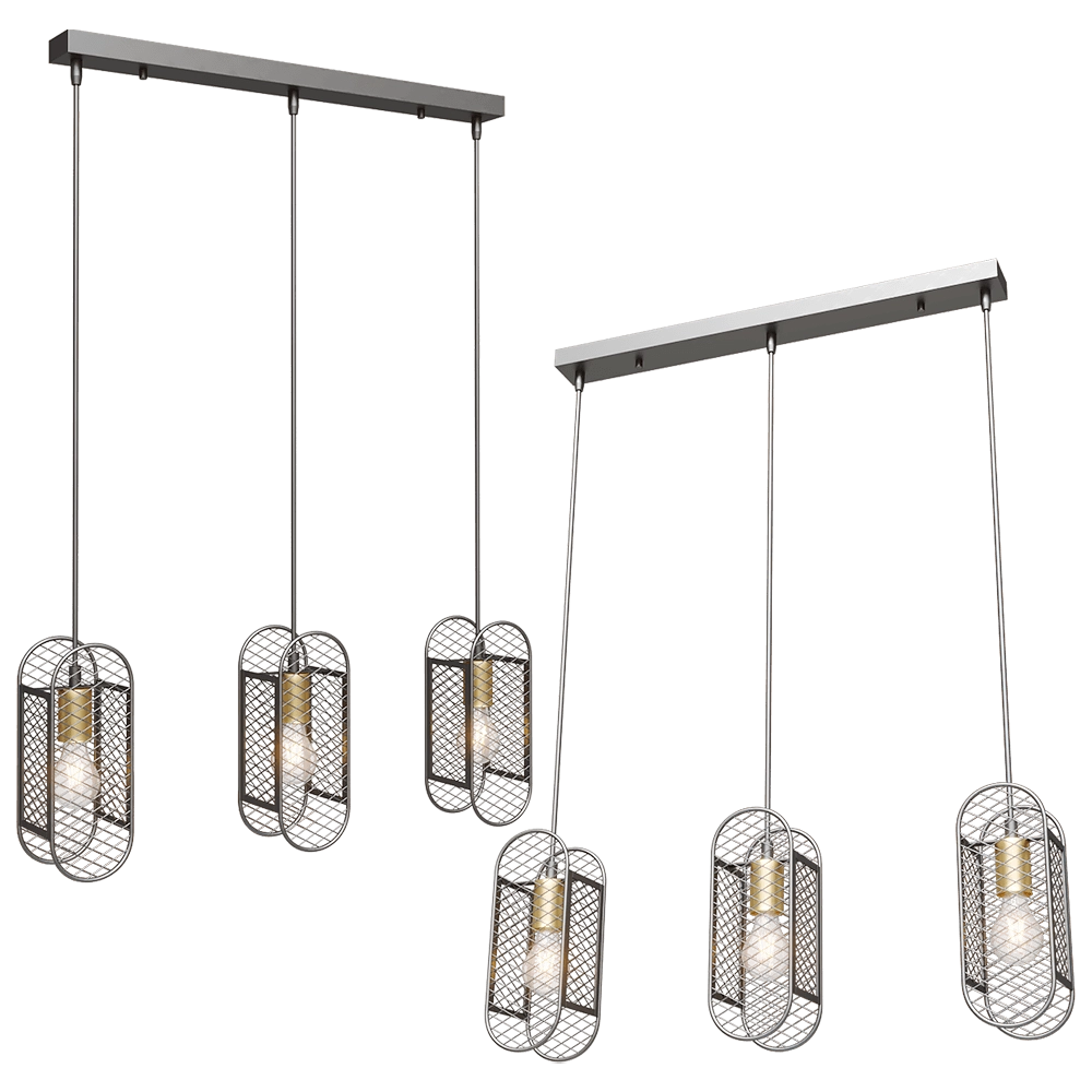 Vele Luce - Pendant lamp City VL6342P03 3D Model