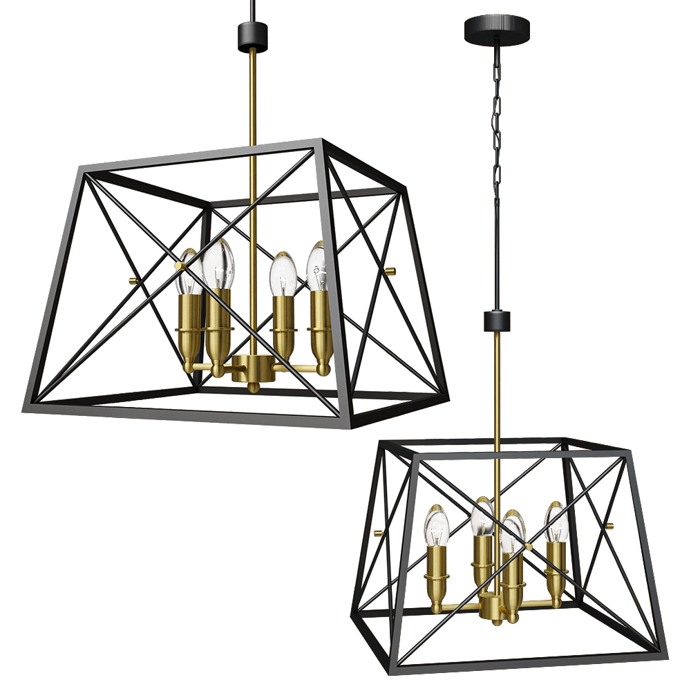 Vele Luce - Pendant lamp Clemente VL4272P04 3D Model