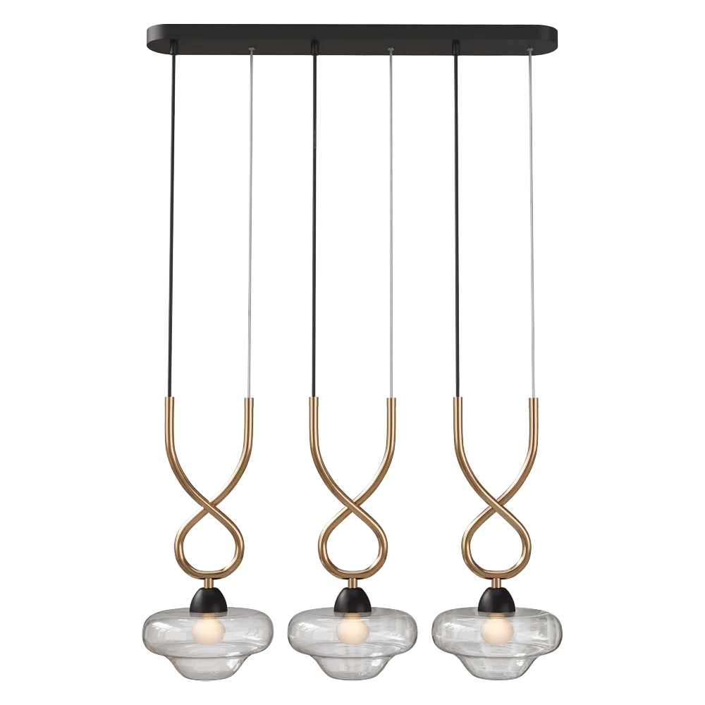 Vele Luce - Pendant lamp Janice VL5444P03 3D Model