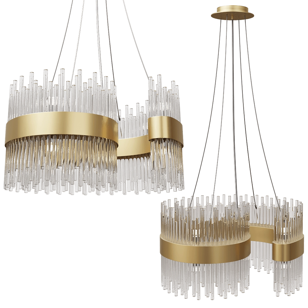 Vele Luce - Pendant lamp Kronos VL3244P12 3D Model