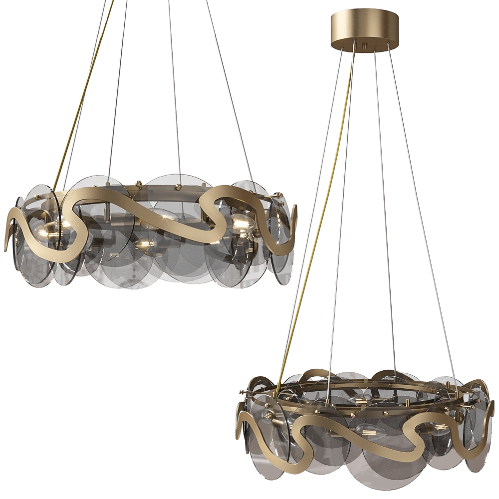 Vele Luce - Pendant lamp Melodia VL3294P08 3D Model