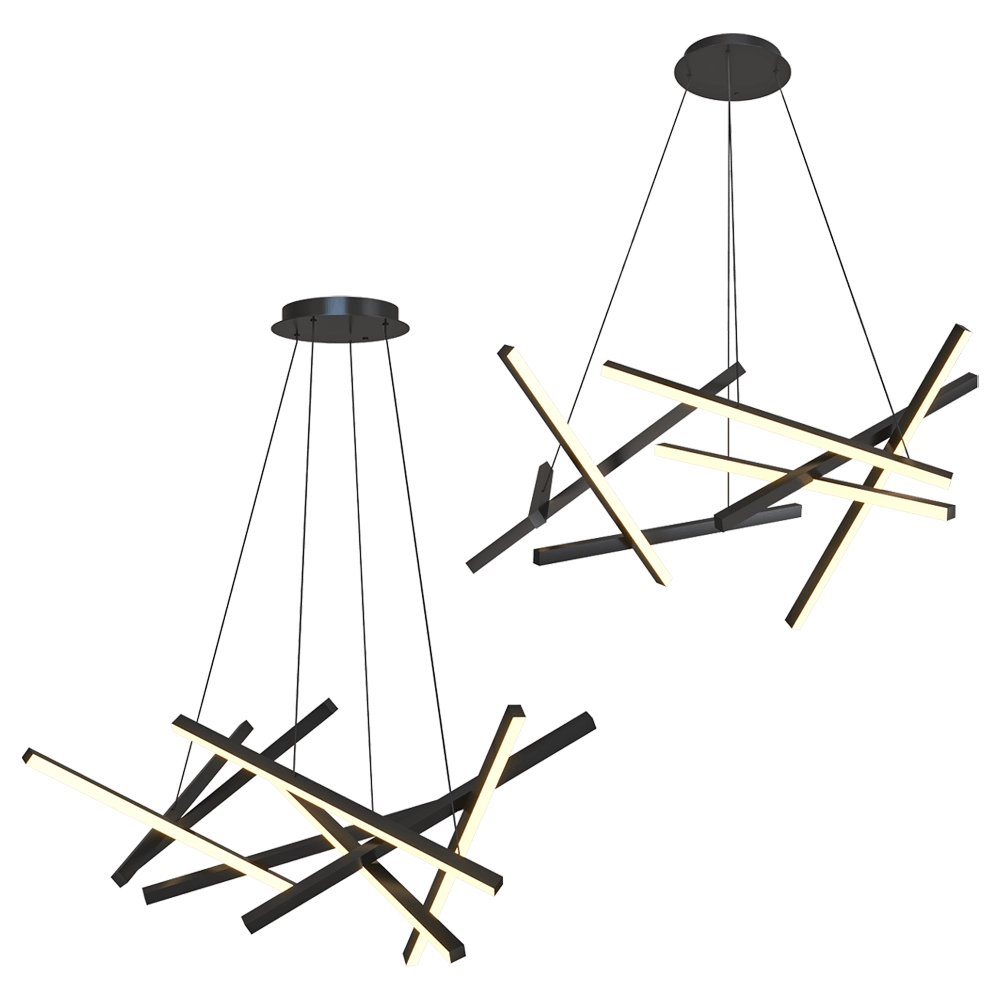 Vele Luce - Pendant lamp Meteora VL7232P07 3D Model