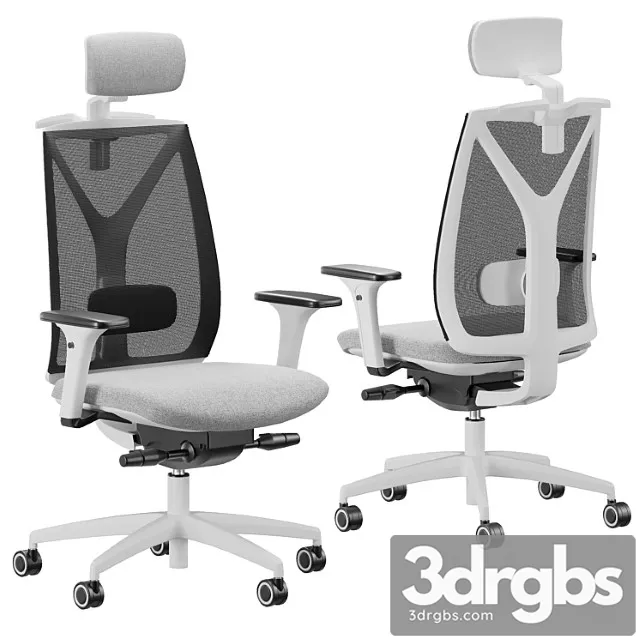 Velia Dion White Mesh 3D Model Free