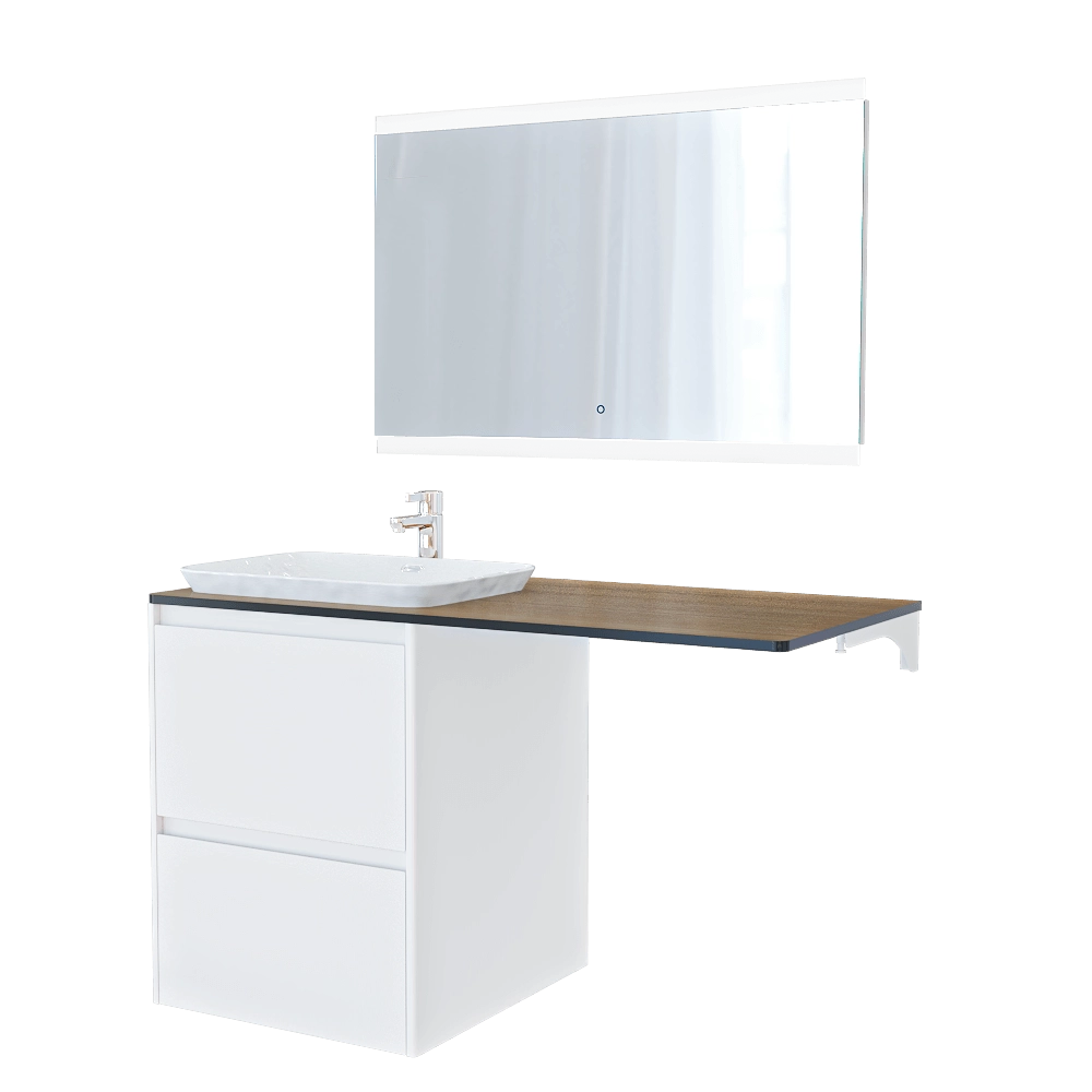 Velvex - Washbasin set Klaufs 120 3D Model